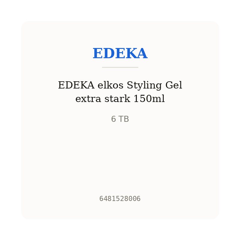 EDEKA elkos Styling Gel extra stark 150ml