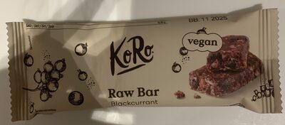 Koro Raw Bar Blackcurrant 50g