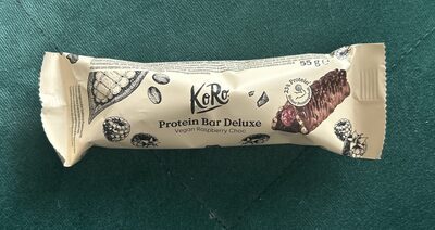 Koro Protein Bar Deluxe vegan Raspberry Choc 55g