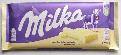 Milka Weiße Schokoladentafel 90g