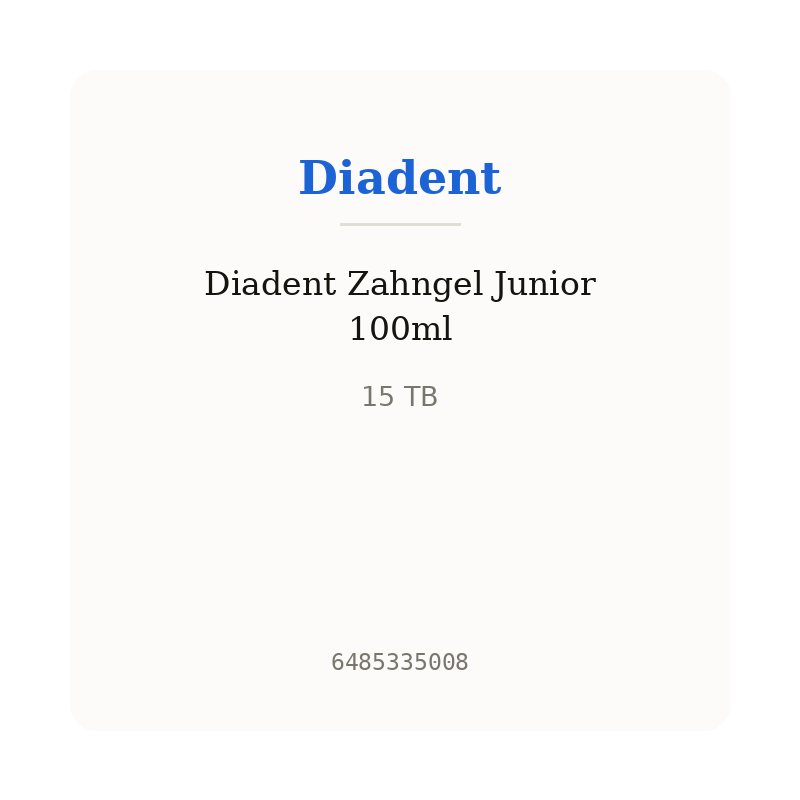 Diadent Zahngel Junior 100ml