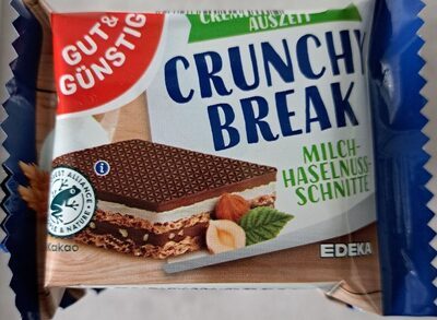 GUT&GÜNSTIG Milch-Haselnussschnitte 10x25g