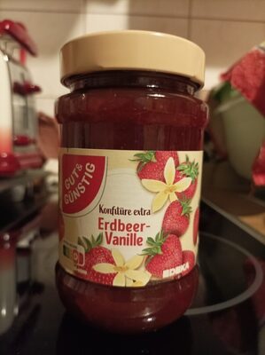 GUT&GÜNSTIG Konfitüre Erdbeer-Vanille 450g