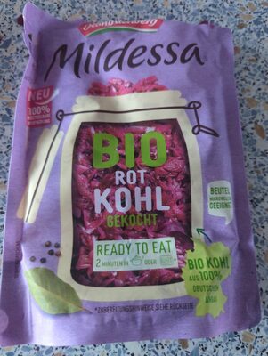 Bio Mildessa Rotkohl gekocht 400g