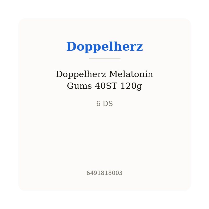 Doppelherz Melatonin Gums 40ST 120g