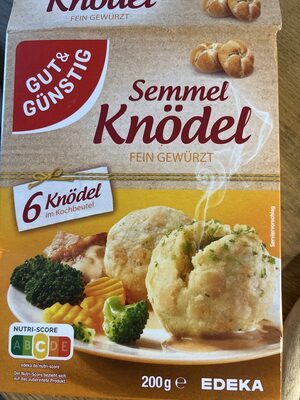 GUT&GÜNSTIG Semmel-Knödel im 6er Kochbeutel 200g
