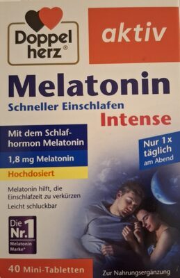 Doppelherz Melatonin Intense 40Mini-Tabletten 3,7g