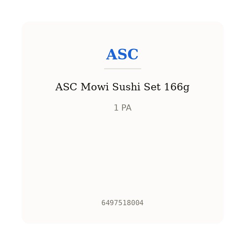 ASC Mowi Sushi Set 166g