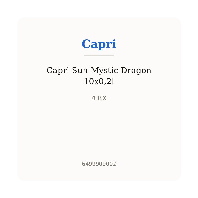 Capri Sun Mystic Dragon 10x0,2l