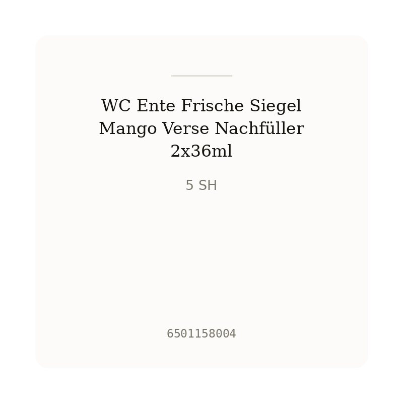 WC Ente Frische Siegel Mango Verse Nachfüller 2x36ml