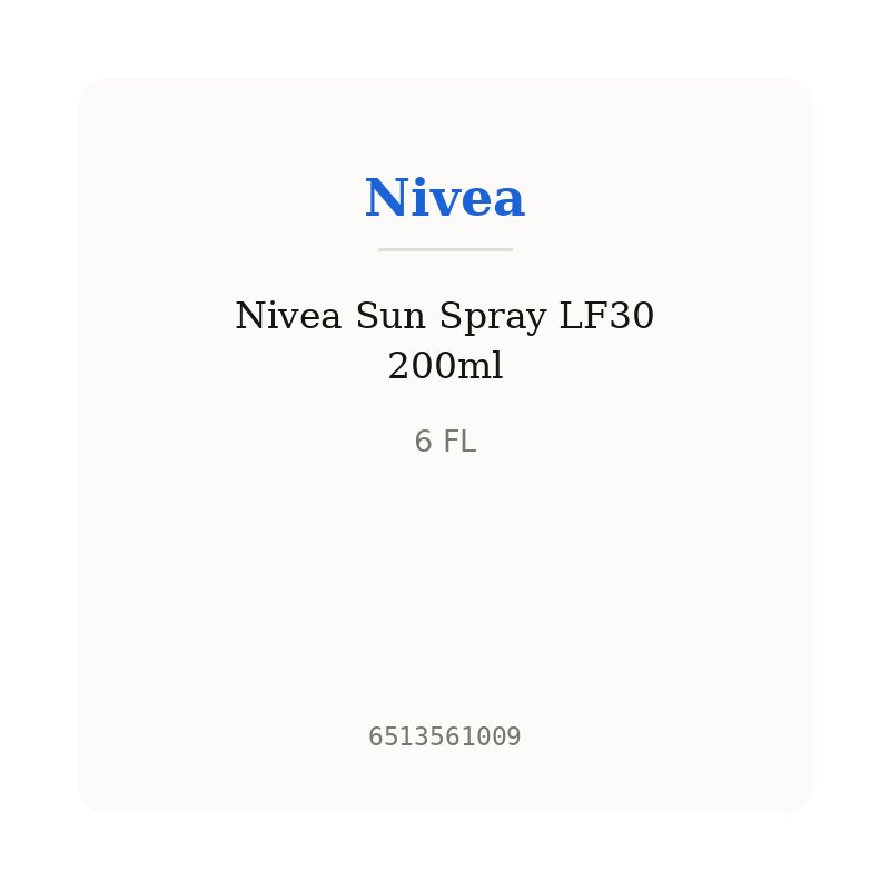 Nivea Sun Spray LF30 200ml