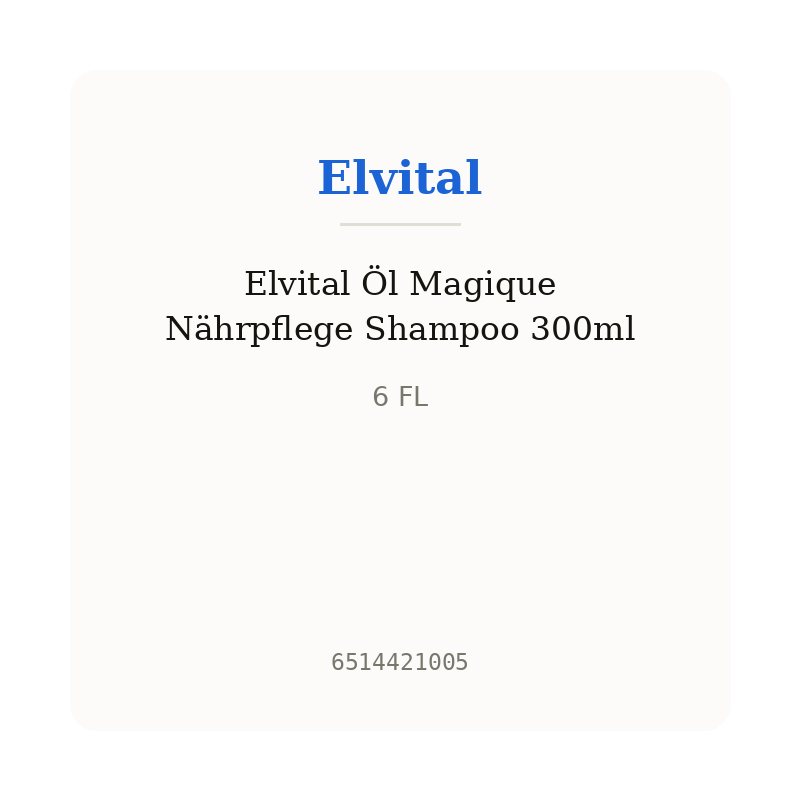 Elvital Öl Magique Nährpflege Shampoo 300ml