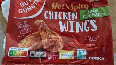 GUT&GÜNSTIG Chicken Wings Hot&Spicy vorgegart 750g VLOG QS ITW