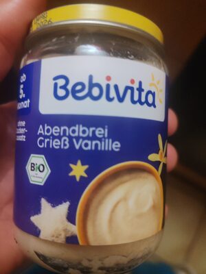 Bio Bebivita Abendbrei Grieß Vanille 190g