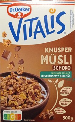 Dr.Oetker Vitalis Knuspermüsli Schoko 500g