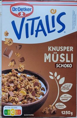 Dr.Oetker Vitalis Knuspermüsli Schoko 1,25kg