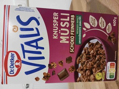 Dr.Oetker Vitalis Knuspermüsli Schoko feinherb 400g