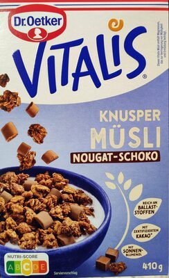 Dr.Oetker Vitalis Knuspermüsli Nougat-Schoko 410g