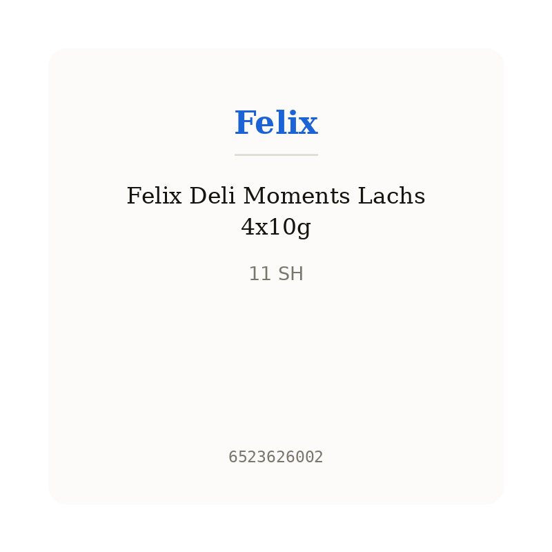 Felix Deli Moments Lachs 4x10g