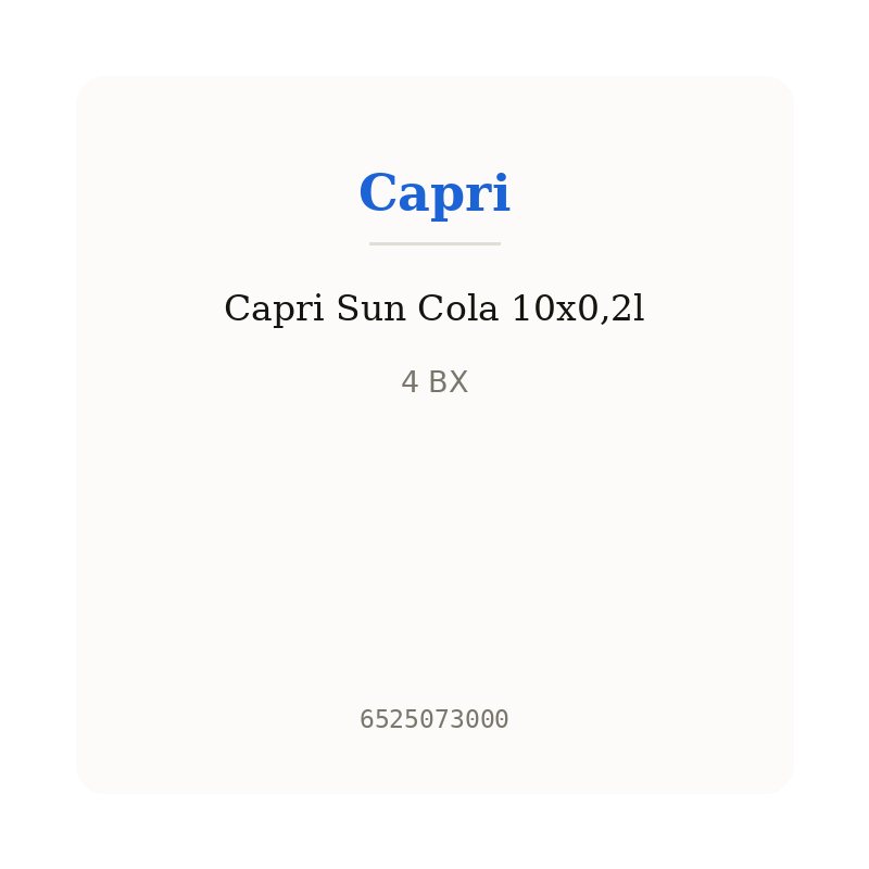 Capri Sun Cola 10x0,2l