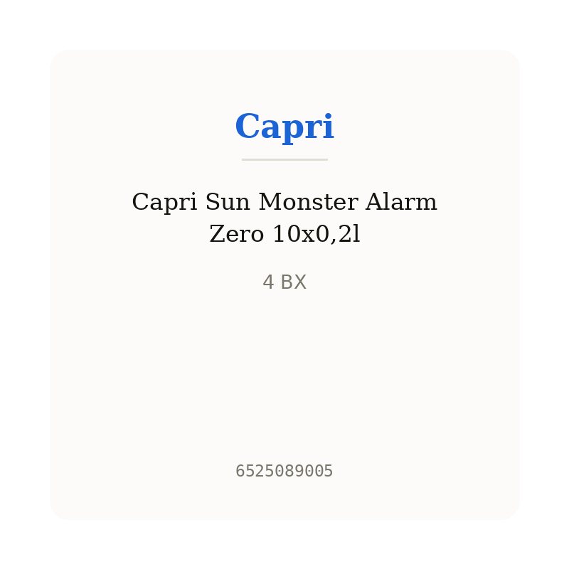 Capri Sun Monster Alarm Zero 10x0,2l