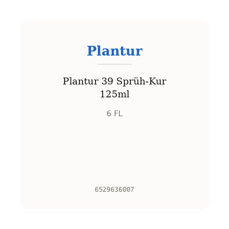 Plantur 39 Sprüh-Kur 125ml