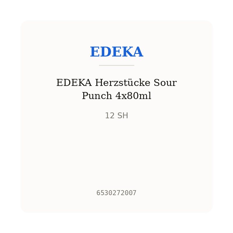 EDEKA Herzstücke Sour Punch 4x80ml