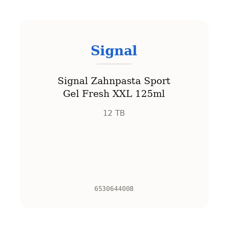 Signal Zahnpasta Sport Gel Fresh XXL 125ml