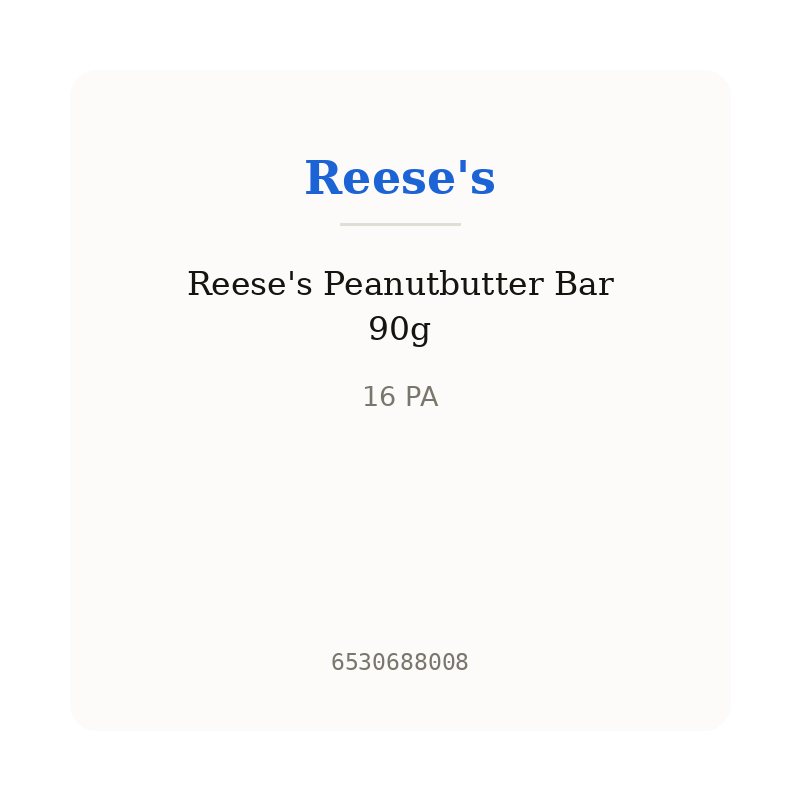 Reese's Peanutbutter Bar 90g