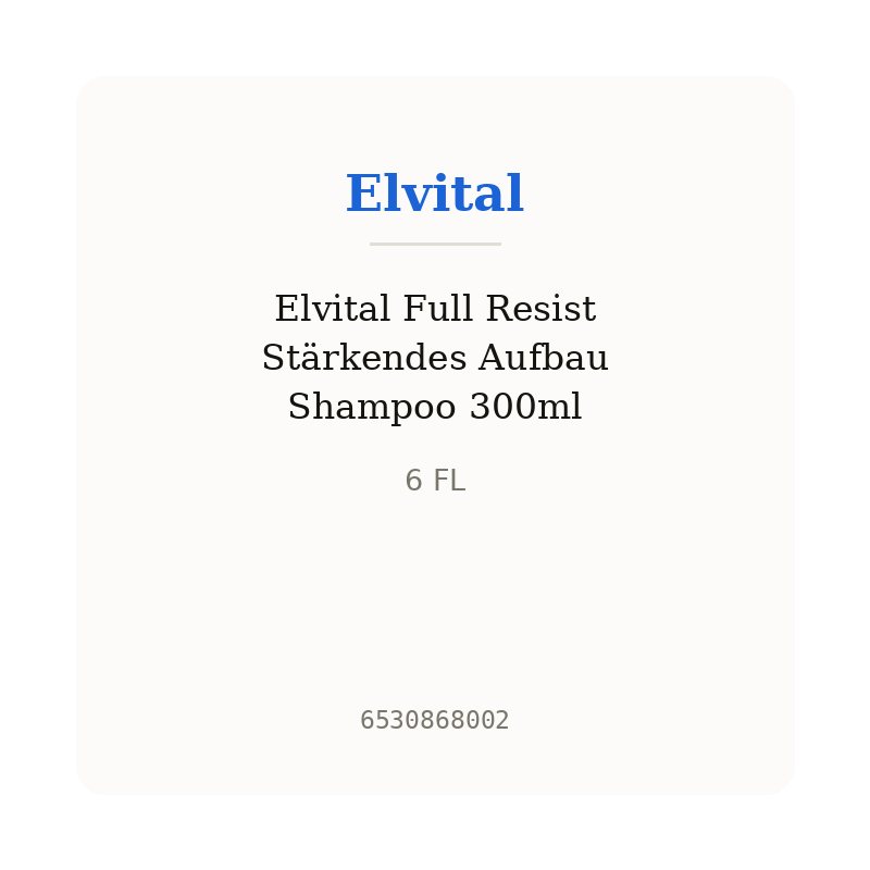 Elvital Full Resist Stärkendes Aufbau Shampoo 300ml