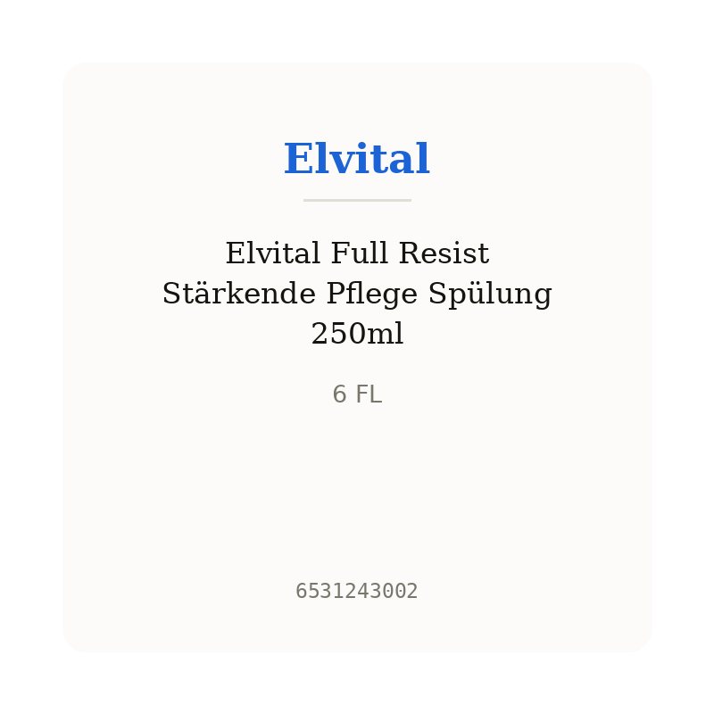 Elvital Full Resist Stärkende Pflege Spülung 250ml