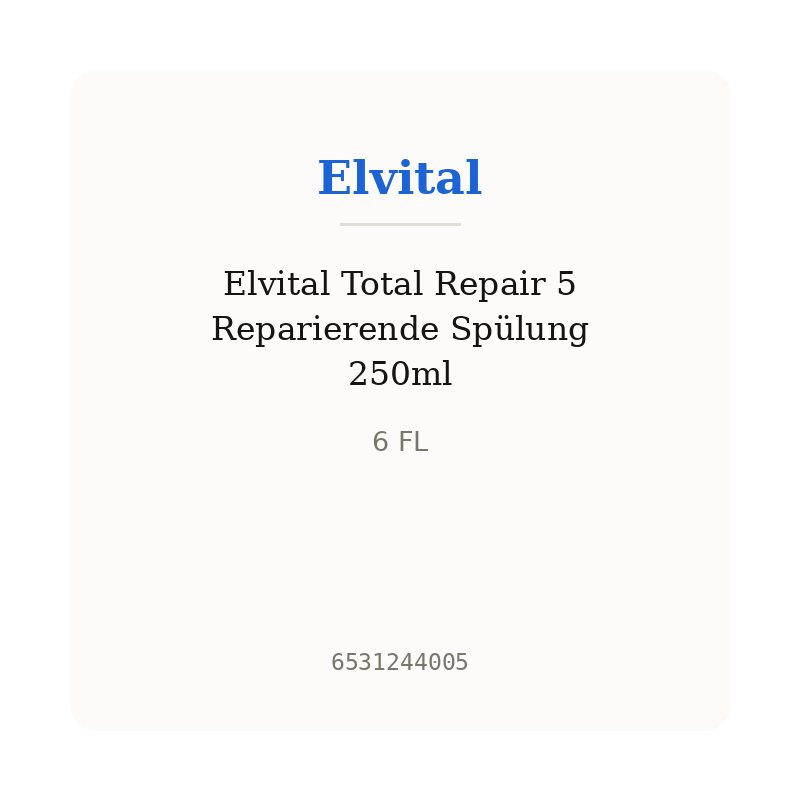Elvital Total Repair 5 Reparierende Spülung 250ml