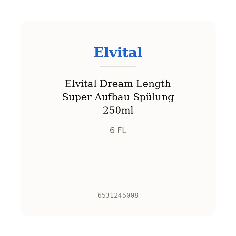 Elvital Dream Length Super Aufbau Spülung 250ml