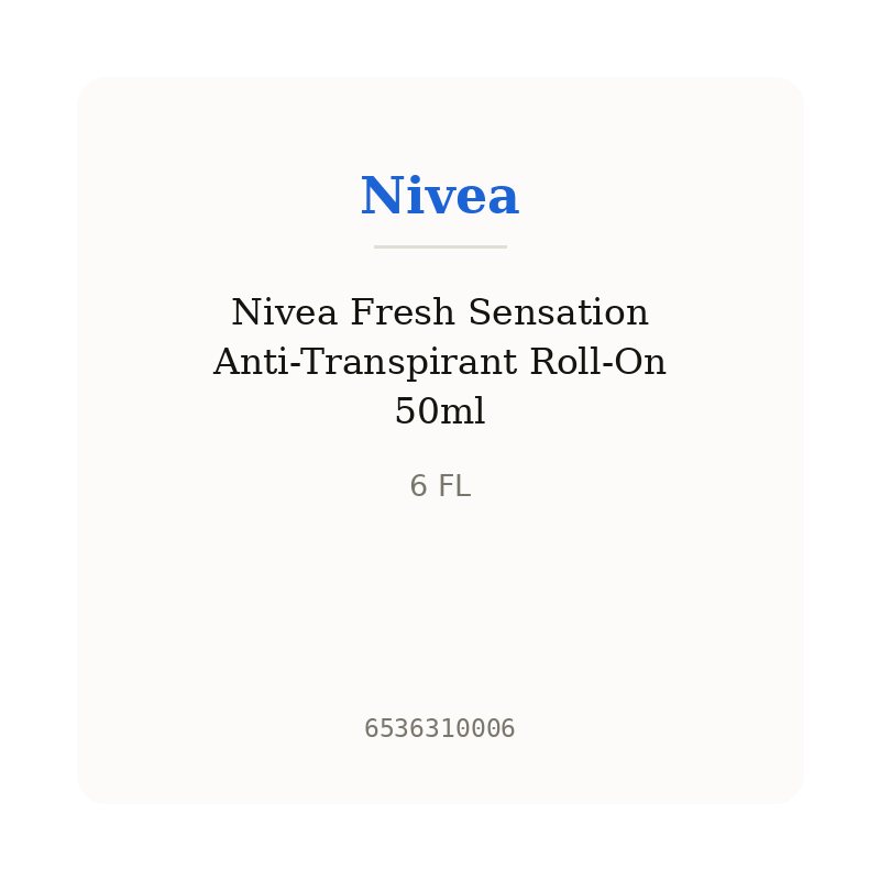 Nivea Fresh Sensation Anti-Transpirant Roll-On 50ml