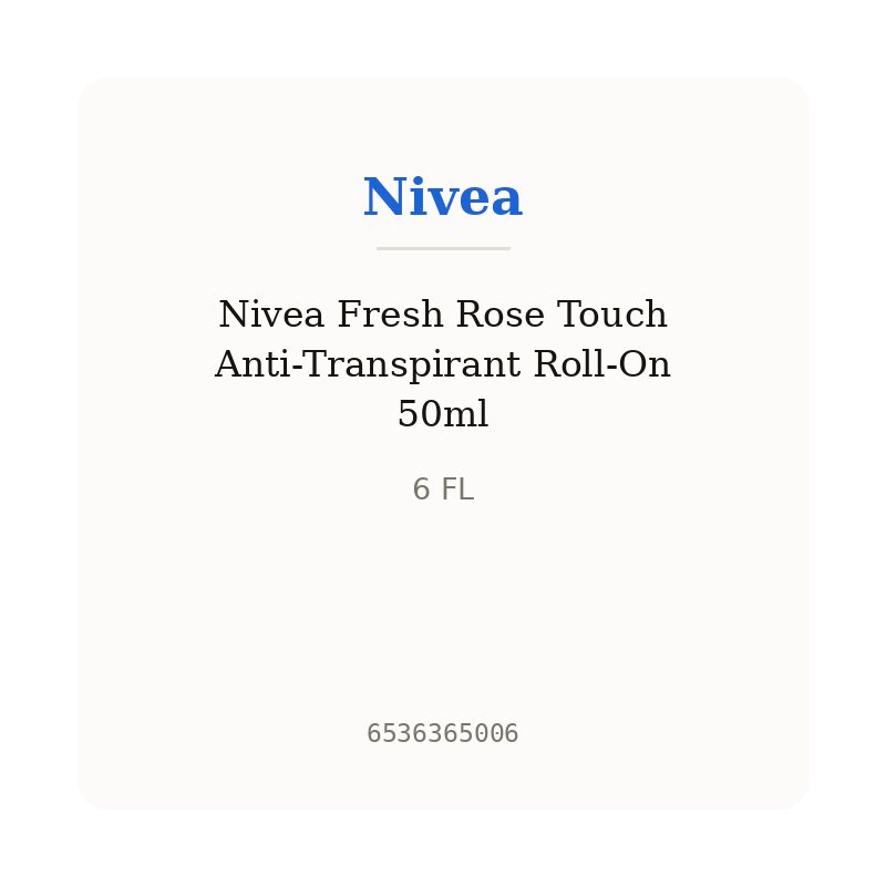 Nivea Fresh Rose Touch Anti-Transpirant Roll-On 50ml