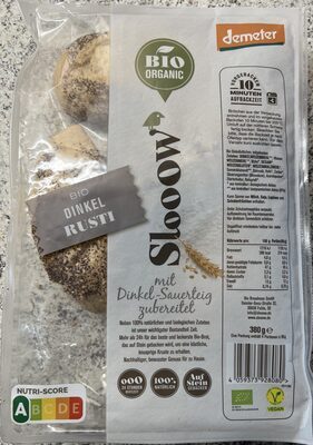 Demeter Slooow Dinkel Rusti 380g