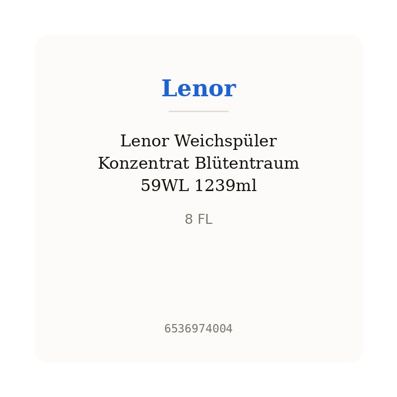 Lenor Weichspüler Konzentrat Blütentraum 59WL 1239ml