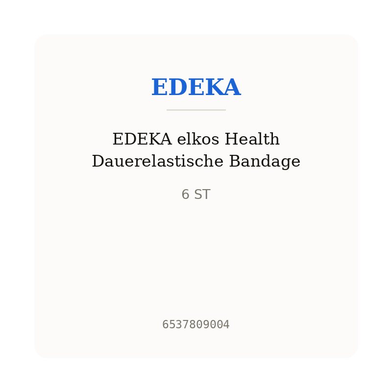 EDEKA elkos Health Dauerelastische Bandage