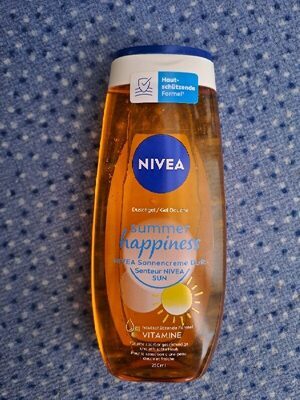 Nivea Duschgel summer happiness Nivea Sonnencreme Duft 250ml