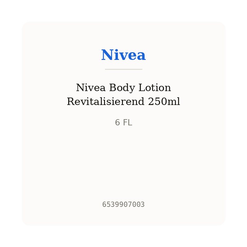 Nivea Body Lotion Revitalisierend 250ml