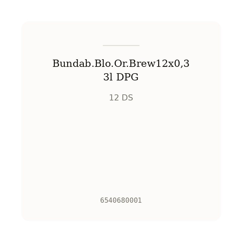 Bundab.Blo.Or.Brew12x0,33l DPG