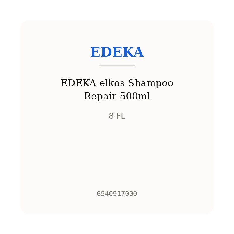 EDEKA elkos Shampoo Repair 500ml