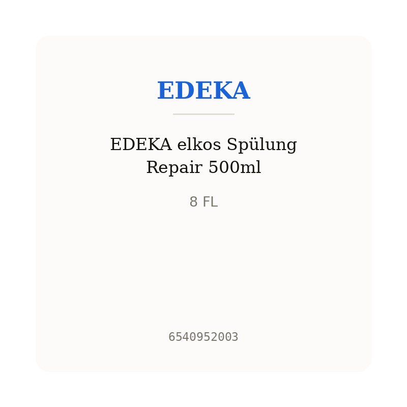 EDEKA elkos Spülung Repair 500ml
