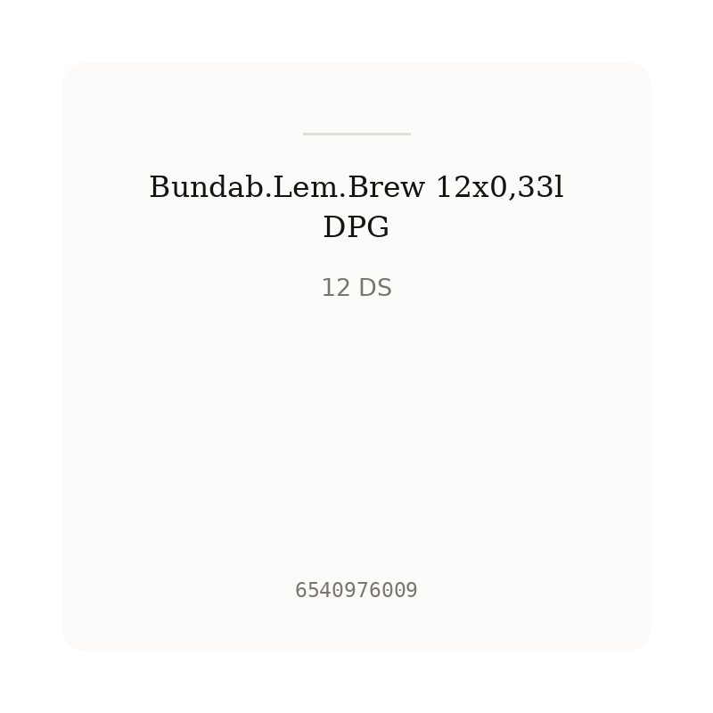 Bundab.Lem.Brew 12x0,33l DPG