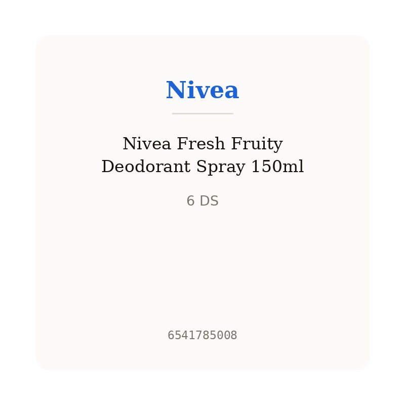Nivea Fresh Fruity Deodorant Spray 150ml