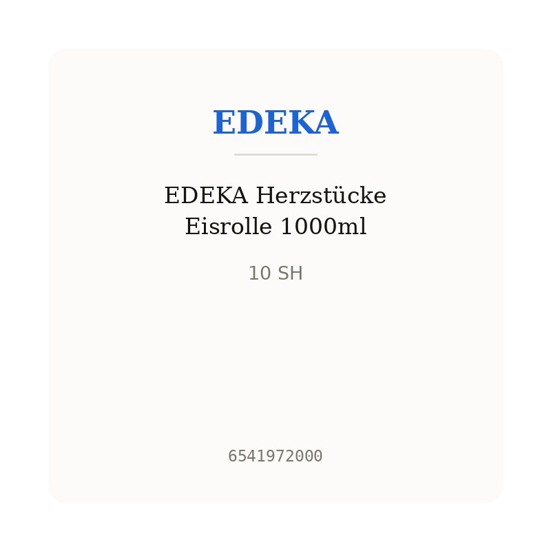 EDEKA Herzstücke Eisrolle 1000ml