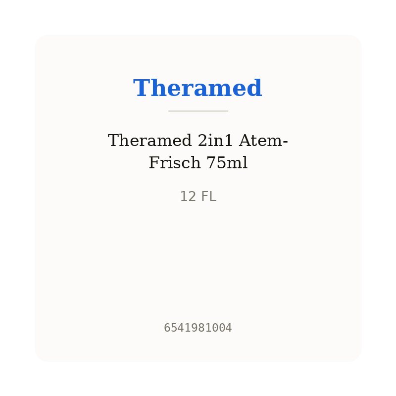 Theramed 2in1 Atem-Frisch 75ml