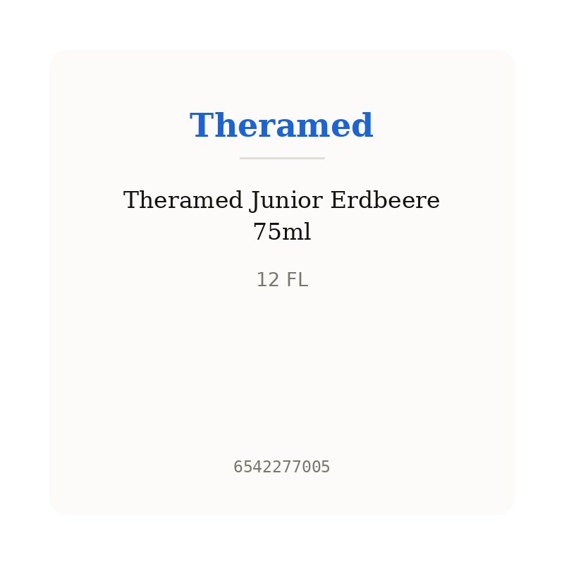 Theramed Junior Erdbeere 75ml