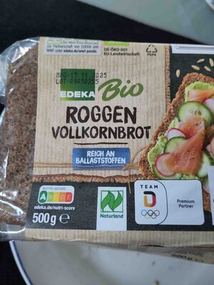 Bio EDEKA Roggenvollkornbrot 500g