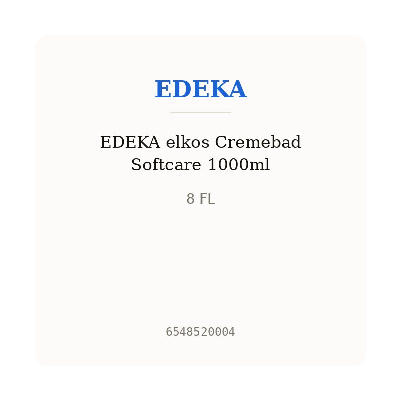 EDEKA elkos Cremebad Softcare 1000ml